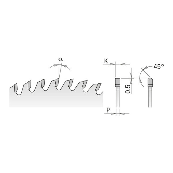 Диск пильный 350x30x4,4/3,2 16° TCG Z=72 CMT 282.072.14M_S 2