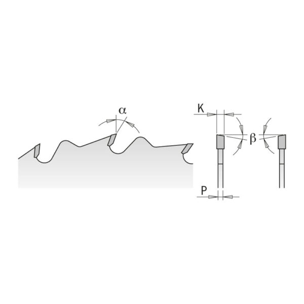 Диск пильный 300x30x3,2/2,2 20° 10° ATB Z=24 CMT 293.024.12M 2