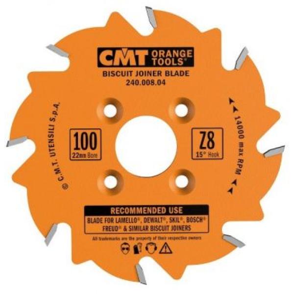 Диск пильный 100x22x3,96/3,0 15° 10° ATB Z=8 типа LAMELLO CMT 240.008.04 3