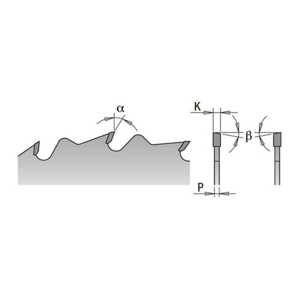 Диск пильный 315x30x3,2/2,2 15° 5° ATB Z=24 CMT 286.024.13M 2