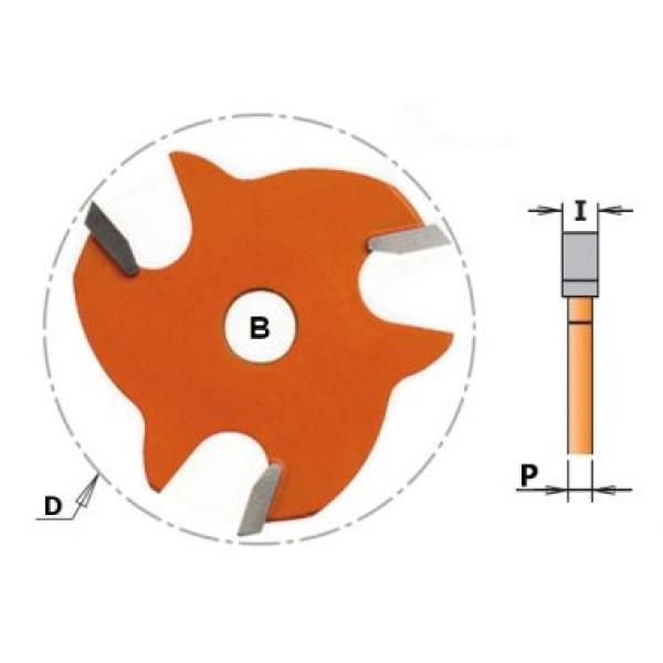 Диск пазовый для концевой фрезы D=47,6 I=1,6 B=8,0 CMT 822.316.11 2