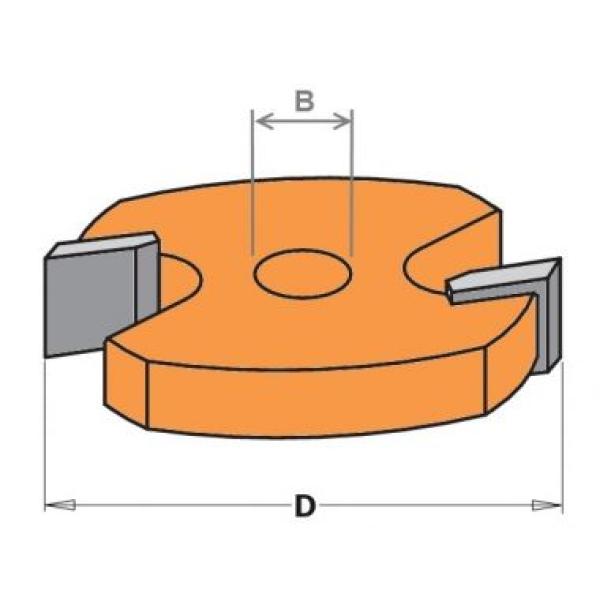 Диск пазовый для концевой фрезы D=54,0 B=8,0 CMT 822.007.11 2