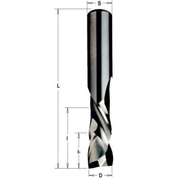 Фреза спиральная монолитная 10x42x90 Z=2+2 S=10 RH 2