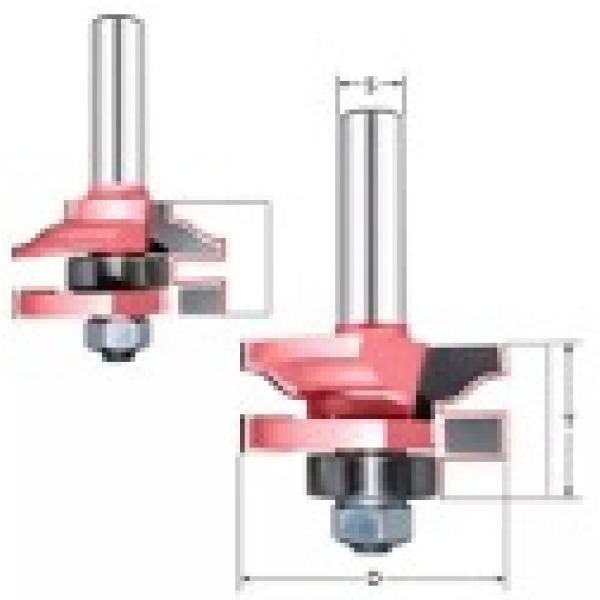 Комплект 2 фрезы (Мебельная обвязка) Z=2 D=41x19.1-25.9 h=9.5 (L=71) S=12 (подш=22мм) PROCUT 409271P 3