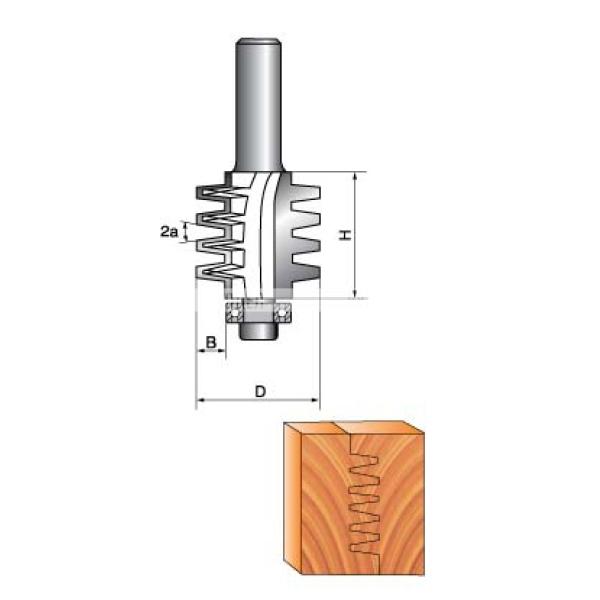 Глобус 2501 D:33mm I:50mm d:12mm шиповое сращивание 2501D33d12 2