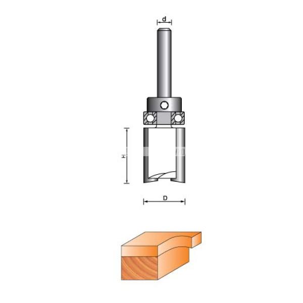 Глобус 1021 Z4 D:12mm I:20mm d:8mm Обгонная (верхний-подш) Арт:1021ZD12x20 2